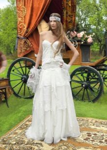 فستان زفاف بأسلوب Gigantea boho