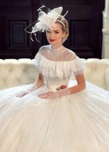 Magnífico vestido retro de novia de Tatiana Kaplun