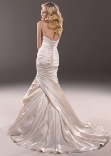 Mermaid Satin vestuvių suknelė
