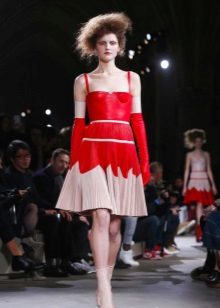 Estélyi ruha: Alexander Mcqueen fehér és piros