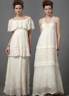 Retro style lace wedding dresses