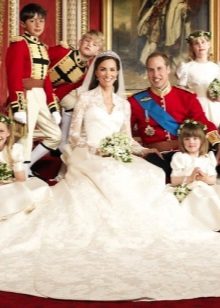 Vestuvių suknelė Kate Middleton su traukiniu