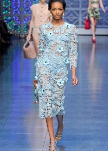 Trikotažinė vakarinė suknelė iš „Dolce & Gabbana“