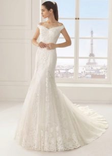 Сватбена рокля от дантела от Двойка от Роза Клара 2016