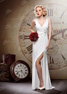 Bridal Collection 2014 Wedding Dress na may Slit