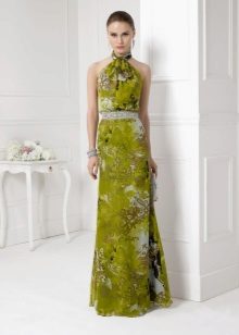 Žalioji vakarinė suknelė 2016