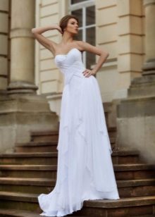 Gaun pengantin dengan kain dari koleksi Oscar