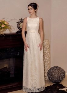 Simple wedding dress mula sa Victoria Karandasheva