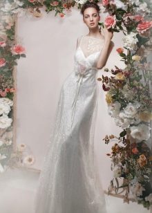Um vestido de noiva direto da coleção Papilio Floral Cocktail