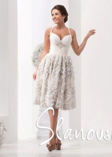 Vestido de novia corto de Slanowski