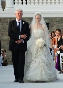 Сватбена рокля Челси Клинтън от Вера Вонг