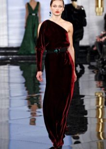 Velvet kjole af Ralph Lauren