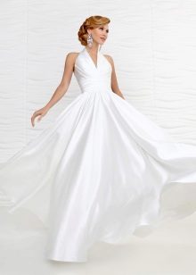 فستان الزفاف من مجموعة البسيط الأبيض من كوكلا ليس رائعا