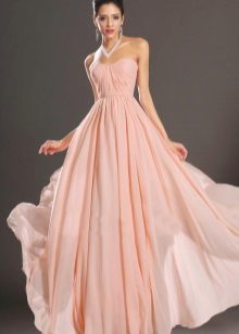 Pale Peach Coral suknelė