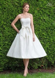 Vestido de novia corto blanco Lady