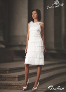 Vestido de noiva da coleção Lady White Enigma curta