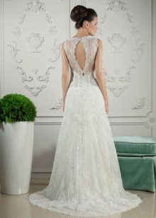 Сватбена рокля от Таня Григ с разрез на гърба
