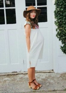 Памучна рокля за бременни жени