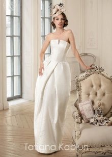 Gaun pengantin dari Tatiana Kaplun dari Lady of quality collection dengan skirt tulip