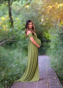 Photoshoot nėščia suknelėje
