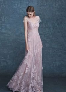 Lace at Organza Gown