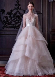 فستان زفاف اورجانزا من مونيك لولييه