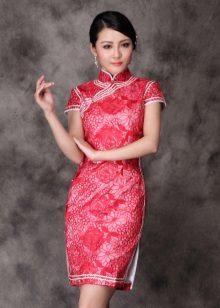 Vestido de qipao em estilo chinês