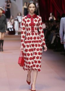 Vestido vintage da Dolce & Gabbana em linha reta