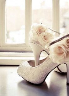 Chaussures avec des fleurs