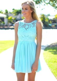 Turquoise Top Dress