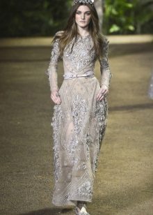 Elie Saab Spring-Summer 2016 Lace Floor Dress