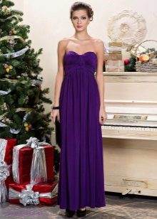 Empire Empire Long Purple Dress