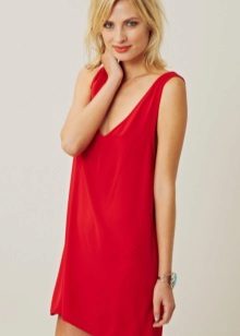 Rochie roșie A-line