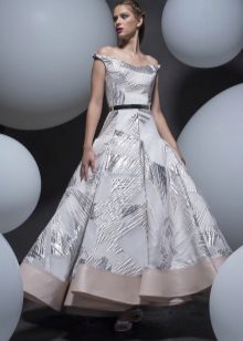 Midi A-line suknelė