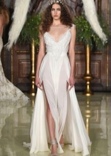 Wedding dress for women with a figure Hourglass