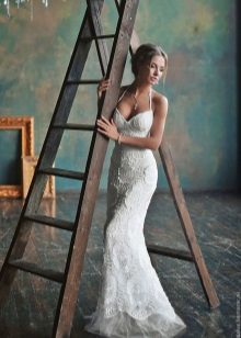 Плетена сватбена рокля от Анна Радаева