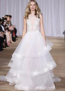 Wedding dress with lace from the spring collection