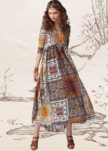 Klä i stil med etno-boho silhuett