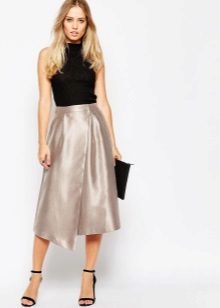 Brilliant asymmetrical skirt