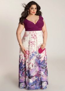 Floral Maxi rok voor dikke vrouwen