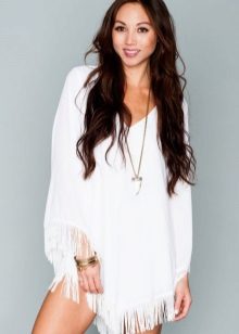 Casual dress with fringe