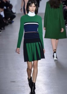 varm svart och grön sport kjol