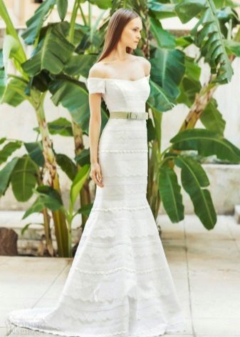 Christos Costarellos svatební šaty s popruhy