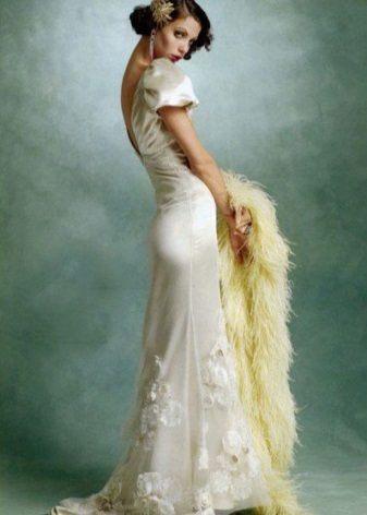 Vestido de novia de los años 30.