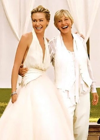 Esküvői öltözék Portia de Rossi