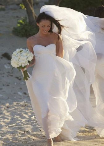 Vestido de casamento Megan Fox