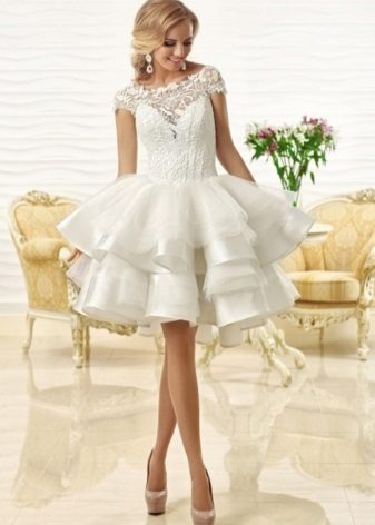 שמלת חתונה מ אוקסנה Mucha קצר