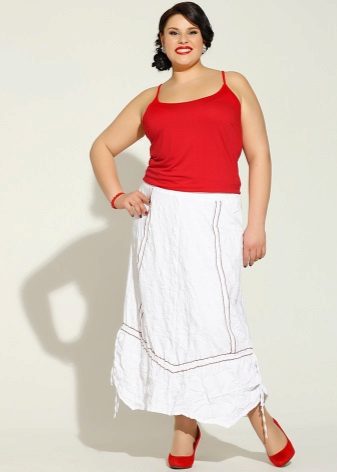 džinsinio sijono sijonas su elastinga