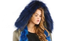 Blue Fur Parka