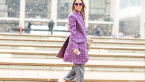 Violetinė paltai